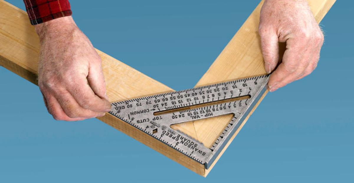 Speed square ruler