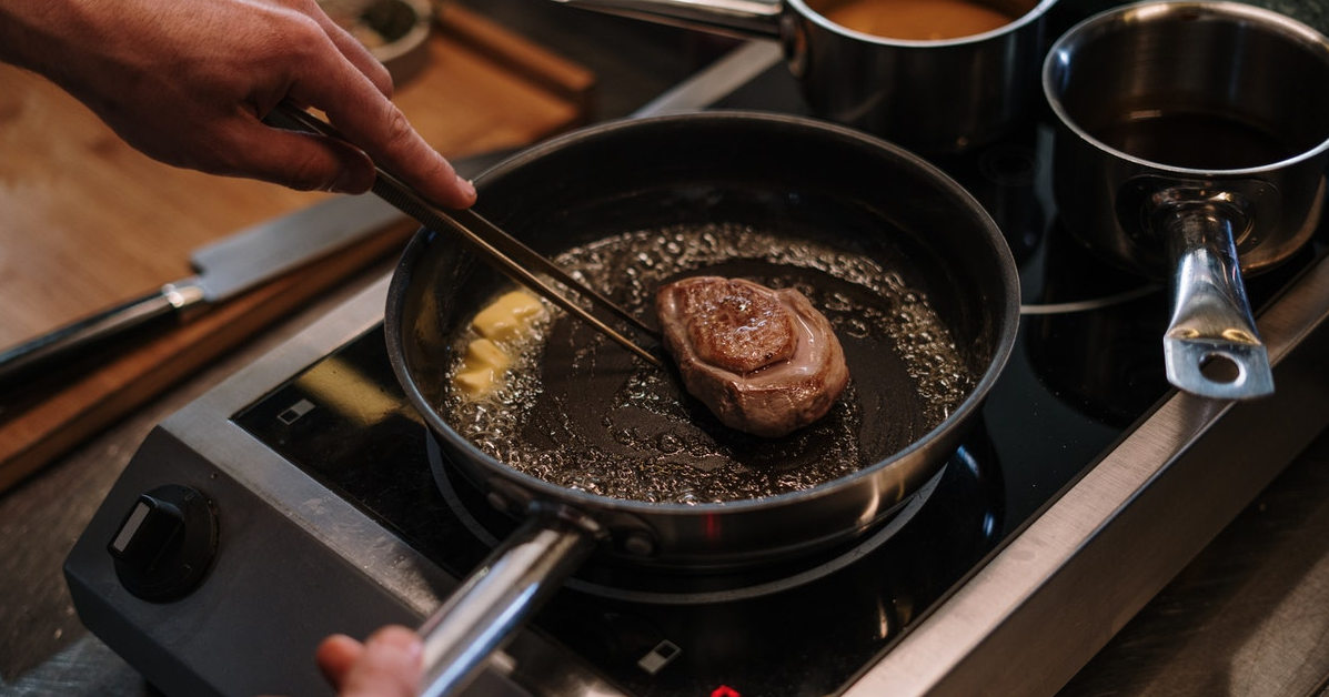 Pan seared steak
