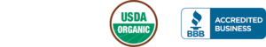 organic and better business logos